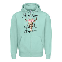 Seafoam Do No Harm But Take No Bull Zipper Hoodie - Bettercallsaul