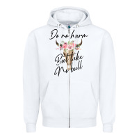 White Do No Harm But Take No Bull Zipper Hoodie - Bettercallsaul