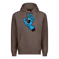 Coffee santacruz screaming hand Premium Hoodie - artisFamous