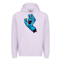 Lilac santacruz screaming hand Premium Hoodie - artisFamous