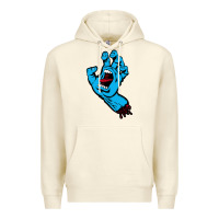 Sandshell santacruz screaming hand Premium Hoodie - artisFamous
