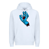 White santacruz screaming hand Premium Hoodie - artisFamous
