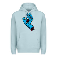Blue Mist santacruz screaming hand Premium Hoodie - artisFamous
