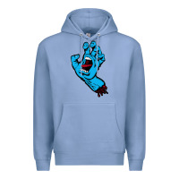Colony Blue santacruz screaming hand Premium Hoodie - artisFamous