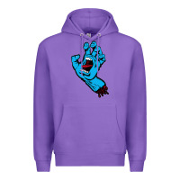 Purple santacruz screaming hand Premium Hoodie - artisFamous