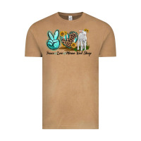 Peace Love Merino Wool Sheep Vintage Tee | Teevron