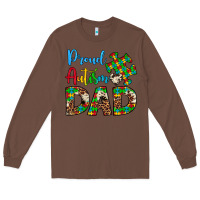 Chestnut proud autism dad Long Sleeve Tee - Artiststas