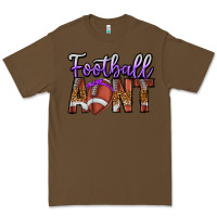 Cacao Football Aunt Premium Tee - CowhideDigitalArt