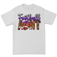 Dove Grey Football Aunt Premium Tee - CowhideDigitalArt