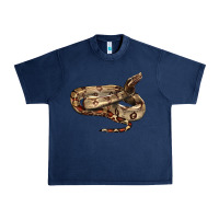 Navy red tail boa snake Urban Heavy Tee - LillyAllenDesigns