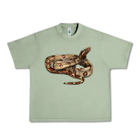Oil Green red tail boa snake Urban Heavy Tee - LillyAllenDesigns
