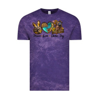Cloud Purple peace love duroc pig Vintage Tee - LillyAllenDesigns