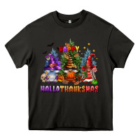 Asphalt happy hallothanksmas Heavy Core Tee - FaDigitalArtStudio