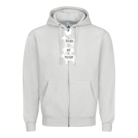 Dove Grey Friend Not Food Zipper Hoodie - Bettercallsaul
