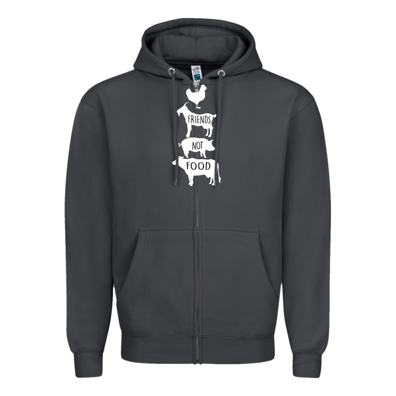Friend Not Food Zipper Hoodie by Bettercallsaul | Teevron