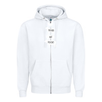 White Friend Not Food Zipper Hoodie - Bettercallsaul