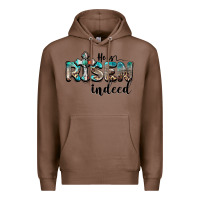 Chestnut he is risen indeed Premium Hoodie - BarkalooDesign