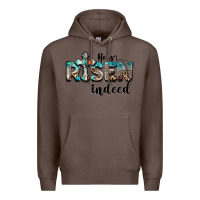 Coffee he is risen indeed Premium Hoodie - BarkalooDesign