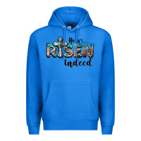 True Royal he is risen indeed Premium Hoodie - BarkalooDesign