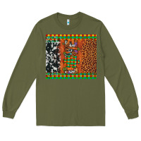 Army Green love autism awareness leopard cowhide Long Sleeve Tee - Artiststas