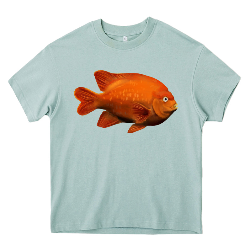California Garibaldi Fish Heavy Core Tee by RanaPortraitStore | Teevron