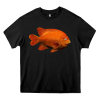 Black California Garibaldi Fish Heavy Core Tee - RanaPortraitStore