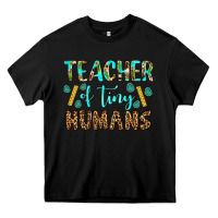 Black teacher of tiny humans Heavy Core Tee - BundleAndBundleShop