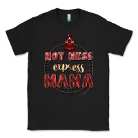 Black Hot mess express mama Mother's Day Classic Tee - FaDigitalArtStudio