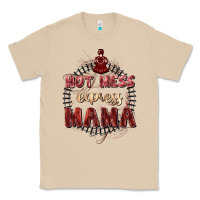 Mushroom Hot mess express mama Mother's Day Classic Tee - FaDigitalArtStudio