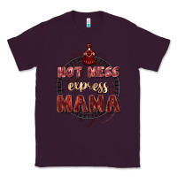 Plum Hot mess express mama Mother's Day Classic Tee - FaDigitalArtStudio