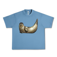 Pebble Blue sea seal Urban Heavy Tee - LillyAllenDesigns