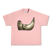 Salmon sea seal Urban Heavy Tee - LillyAllenDesigns