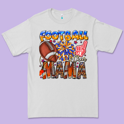 Football Mama Premium Tee Designed By Cowhidedigitalart