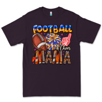 Plum football mama Premium Tee - CowhideDigitalArt