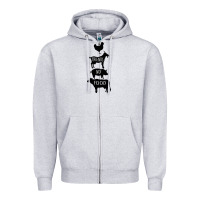 Heather Grey Friend Not Food Zipper Hoodie - Bettercallsaul