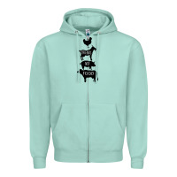 Seafoam Friend Not Food Zipper Hoodie - Bettercallsaul