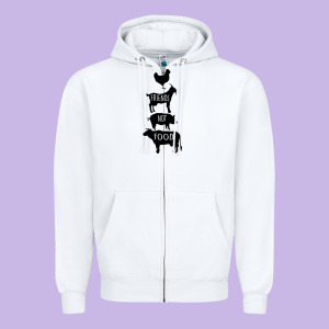 Friend Not Food Zipper Hoodie Designed By Bettercallsaul