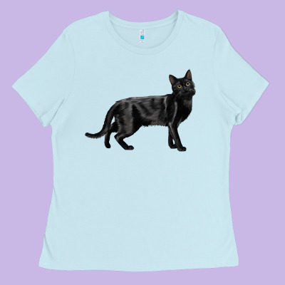 Bombay Cat Ladies Tee Designed By Lillyallendesigns