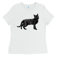 White Bombay Cat Ladies Tee - LillyAllenDesigns