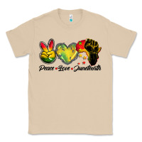Mushroom peace love juneteenth Classic Tee - BarkalooDesign