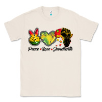 Natural peace love juneteenth Classic Tee - BarkalooDesign