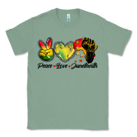 Sage peace love juneteenth Classic Tee - BarkalooDesign