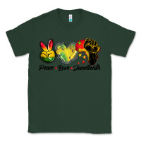 Sports Green peace love juneteenth Classic Tee - BarkalooDesign