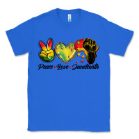 True Royal peace love juneteenth Classic Tee - BarkalooDesign