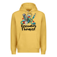 Antique Gold respiratory therapist Premium Hoodie - BarkalooDesign