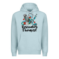 Blue Mist respiratory therapist Premium Hoodie - BarkalooDesign