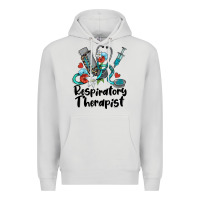 Dove Grey respiratory therapist Premium Hoodie - BarkalooDesign