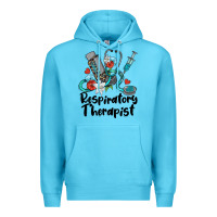 Ocean Blue respiratory therapist Premium Hoodie - BarkalooDesign