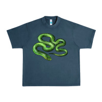 Midnight Navy boomslang snake Urban Heavy Tee - LillyAllenDesigns
