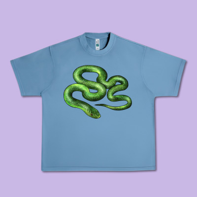 Boomslang Snake Urban Heavy Tee Designed By Lillyallendesigns